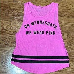 VS PINK Tank Top On Wednesday We Wear Pink
